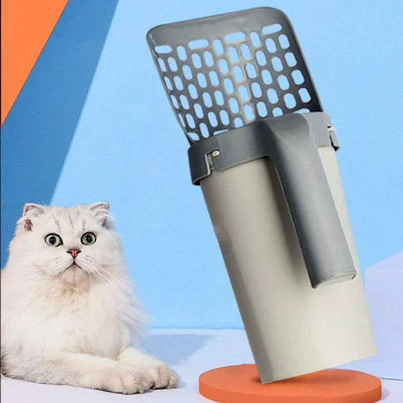 Integrated Litter Shovel "Lazy Cat" Pet Supplies - Tophatter Daily Deals